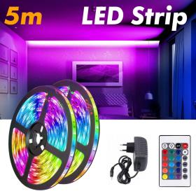 5M Bandes LED RGB  12V pour éclairage intérieur et extérieur