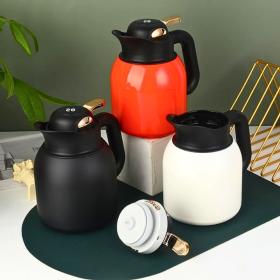 Pichet isotherme , avec bac à thé divisé et couvercle d’affichage de la température en acier inoxydable 304 1100 ml