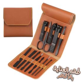 Ensemble de 12 pcs coupe-ongles professionnel en acier inoxydable