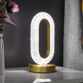 Lampe de table décorative LED forme œil d'étoile (1 pièce)