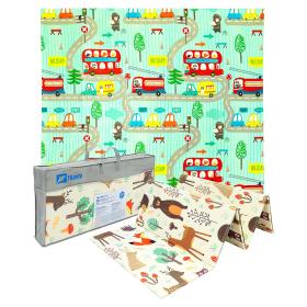 Tapis de jeu pour bébé pliable mousse XPE double face imperméable