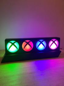 Lampe D'éclairage LED Xbox Icons Avec 3 Modes D'éclairage - Éclairage Couleur Interactif Avec Musique