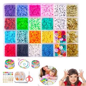 Ensemble de pendentifs en argile pour la fabrication de bijoux enfant